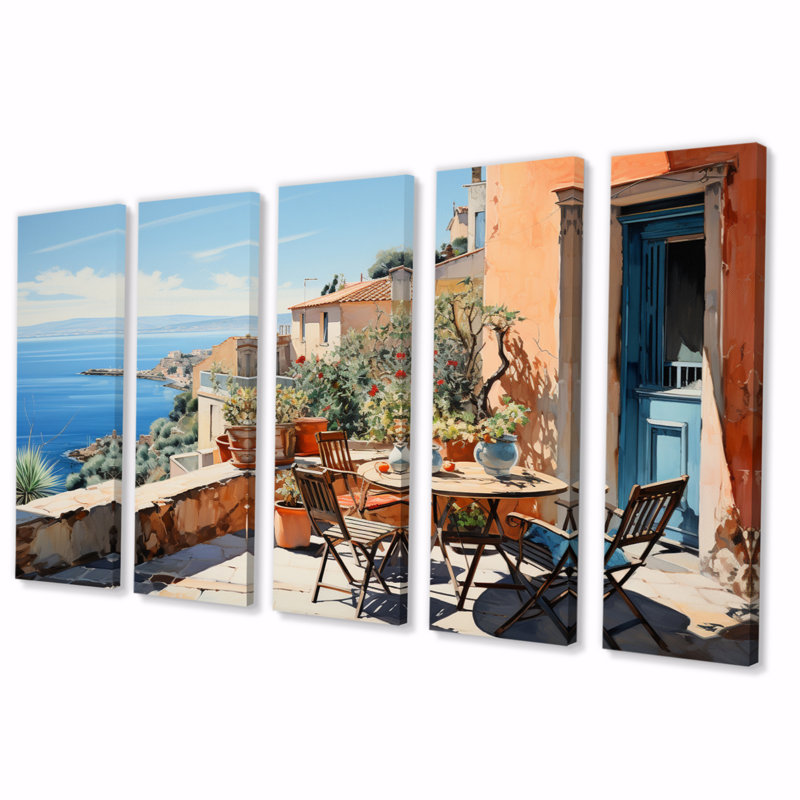 Maxfield - reproduction sur toile italienne - 5 panneaux égaux
