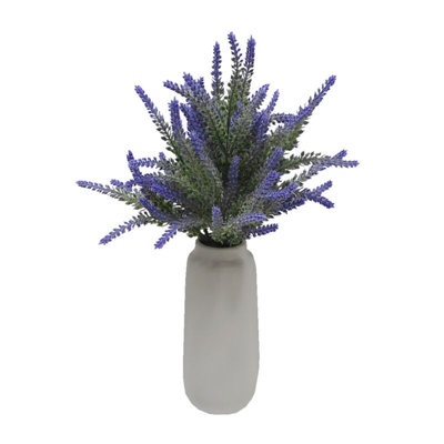 Elements Artificial Lavendar Vase, 18 Inch