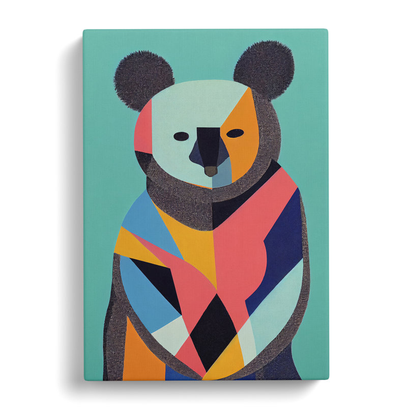 Graford Koala Bear Abstract - Wrapped Canvas, 76cm H x 50cm W x 3cm D
