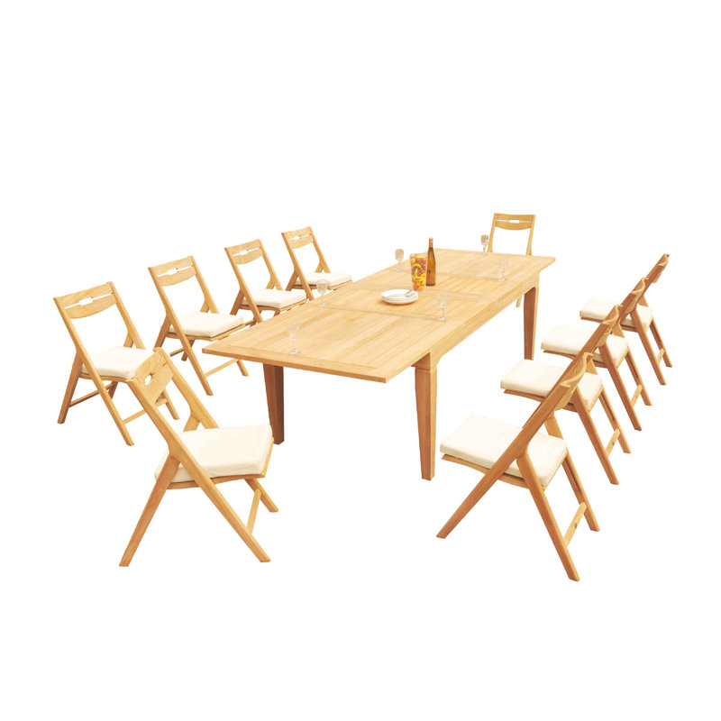 Ensemble de salle à manger rectangulaire Emmetsburg, 10