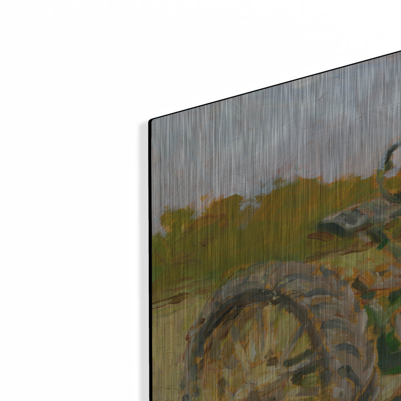 Lark Manor ™ «Rustic Tractors 1» par Ethan Harper, art mural en métal