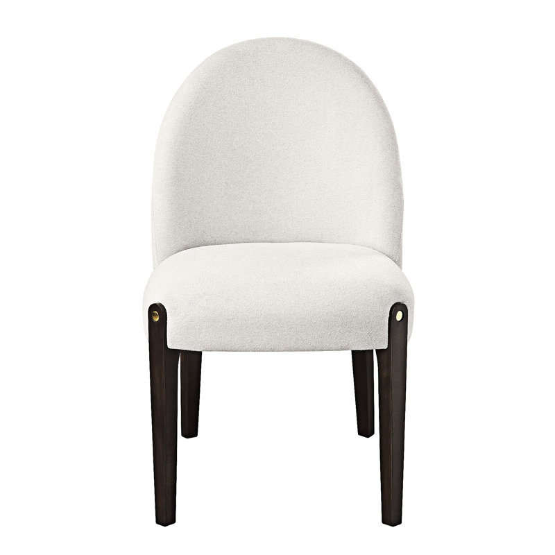 Chaise d'appoint rembourrée (ensemble de 2), Noir