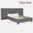 Delysia Upholstered Panel Storage Bed with Oversized Headboard-321005631-321005618