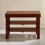 Banc à chaussures en bois massif de qualité-490171431
