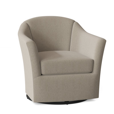 Fauteuil demi-tonneau pivotant de 33,5 po Barry