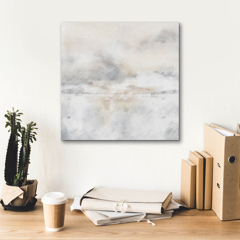 «Seaside View» par Ashley Bradley, art mural sur toile, H 18 po x l 18 po x P 0,75 po