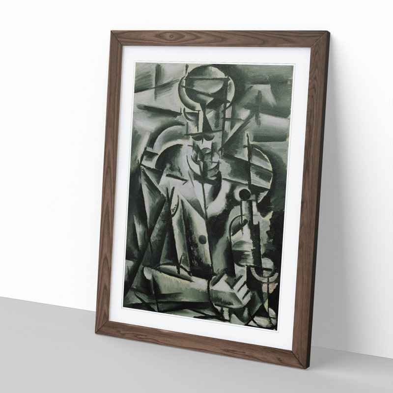 Pijak by Josef Capek - Framed Print, 36cm H x 27cm W x 2cm D, Walnut Framed