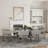 Boucle Barrel Dining Side Chairs With Arms-429762951-429762969