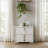 Carson White 2 Drawers 23.5In. W Nightstand-670926251