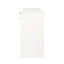 Armoire à linge avec portes et tablette, panier à linge inclinable, style autoportant, tablette réglable, blanc