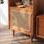 Vitrine moderne simple en bois massif