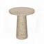 Table d'appoint ronde 22 po x 22 po x 25,5 po avec base piédestal