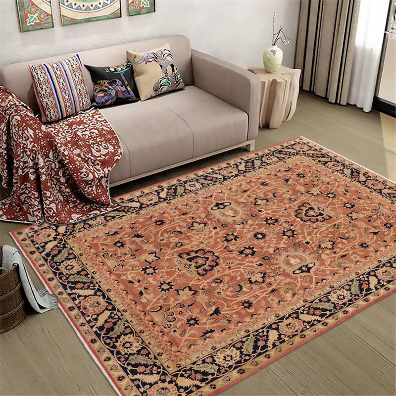 Tapis brun clair / noir en laine noué à la main 8 pi 9 po x 11 pi 1 po Dorn