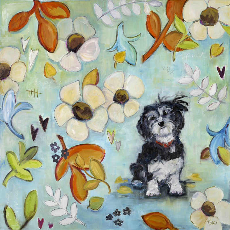 « izze » par tori campisi, reproduction d’art sur toile tendue, H 18 po x l 18 po