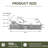 47.2" Wicker Reclining Outdoor Patio Daybed-1622123234