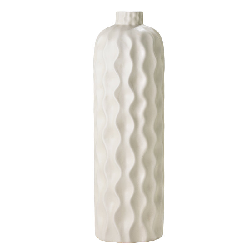Damarlo Ceramic / Porcelain Table Vase, 24" H x 6.75" W x 5.75" D
