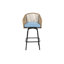 Ensemble de 2 tabourets de bar d'extérieur (sans la table)