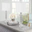 Ensemble de lampe de table transparente 25,5 "Rodrigue-953533022