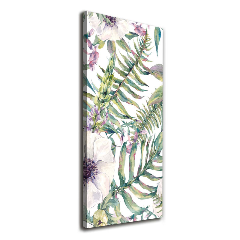 Tropical Leaves - Wrapped Canvas Print
