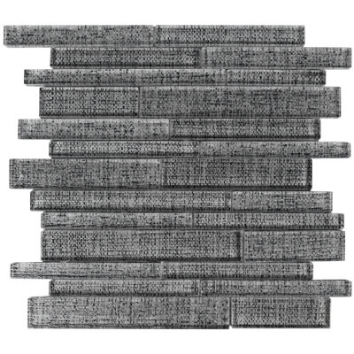 Flen 12" x 12" Glass Linear Tile