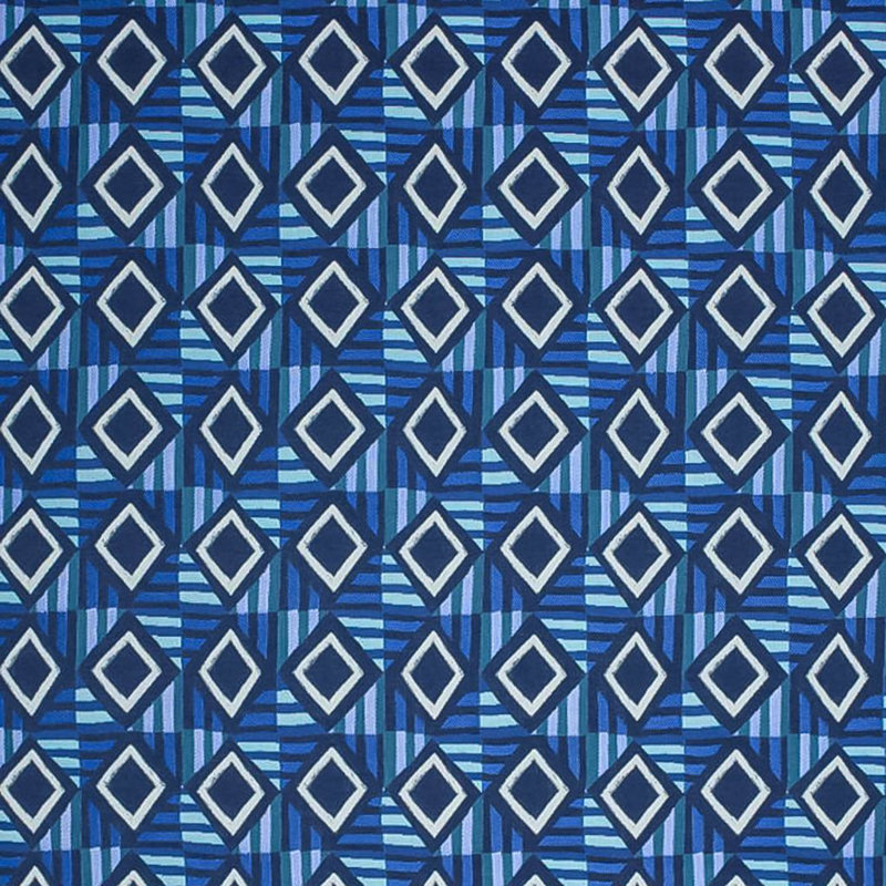 Tissu d’e/s papara Prive, Cobalt