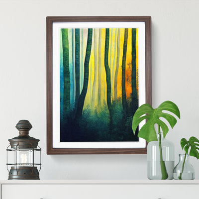 Forest Watercolour No.1 - Single Picture Frame Painting