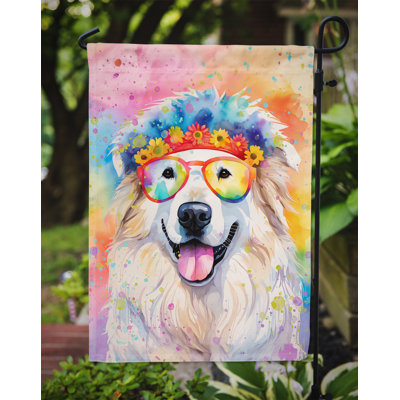 Drapeau de jardin Hippie Dawg