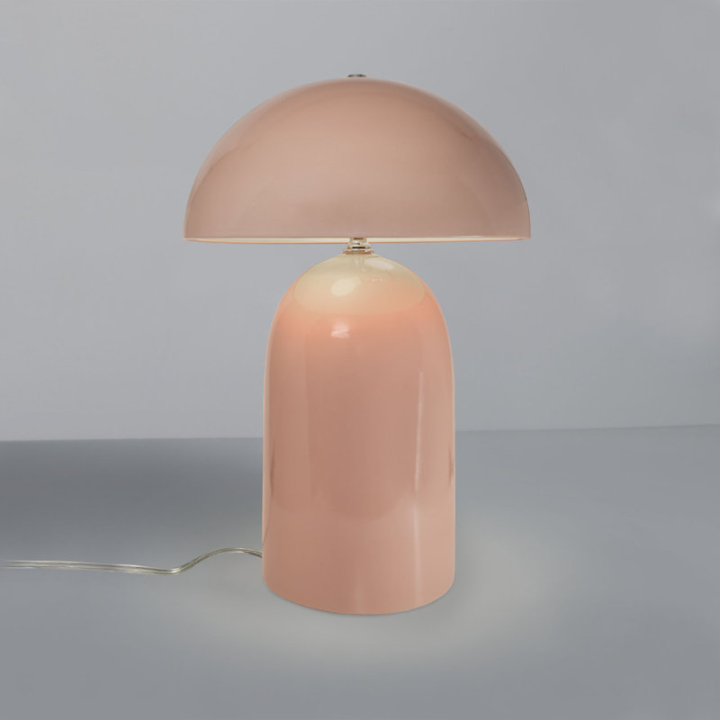 Hardacre Ceramic Table Lamp, Gloss Blush
