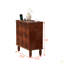 Canapé moderne à 2 tiroirs, table d'appoint étroite, table de chevet mince pour le salon, chambre à coucher