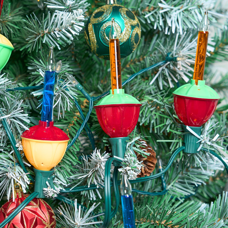 Guirlande de Noël, 9 lumières à bulles