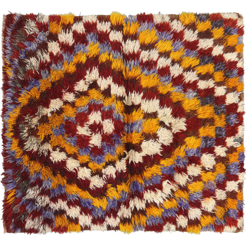 One-of-a-Kind 4' X 4'5 Area Rug