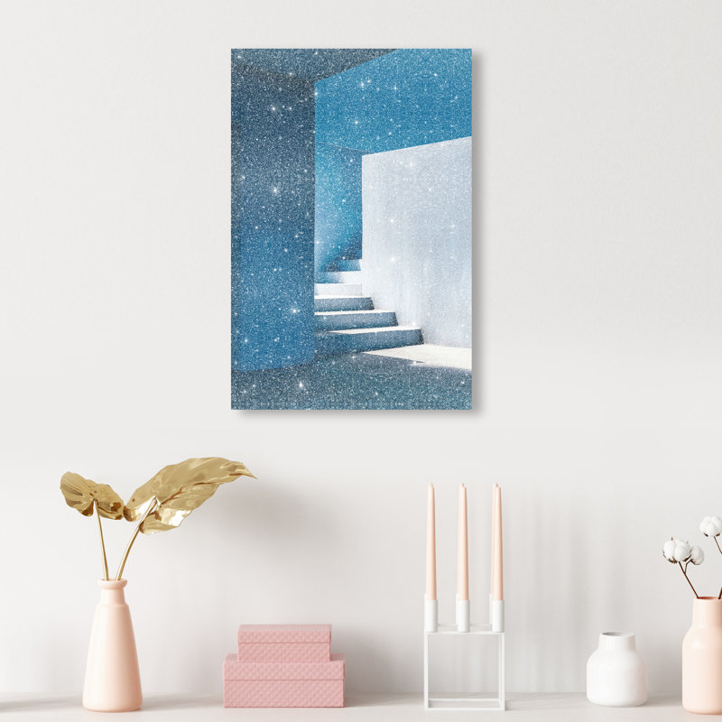 Deep Ocean Walls I Print by Oliver Gal, 15"H x 10"W, Gallery Wrapped