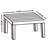 Qiang Rectagular 72Cm L Outdoor Coffee Table