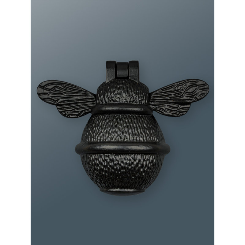 Shannon Bee Door Knocker, Black