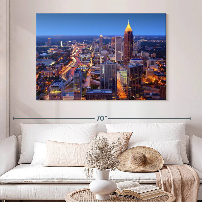 Sirci Atlanta Nightscape, H 34 po x l 51 po