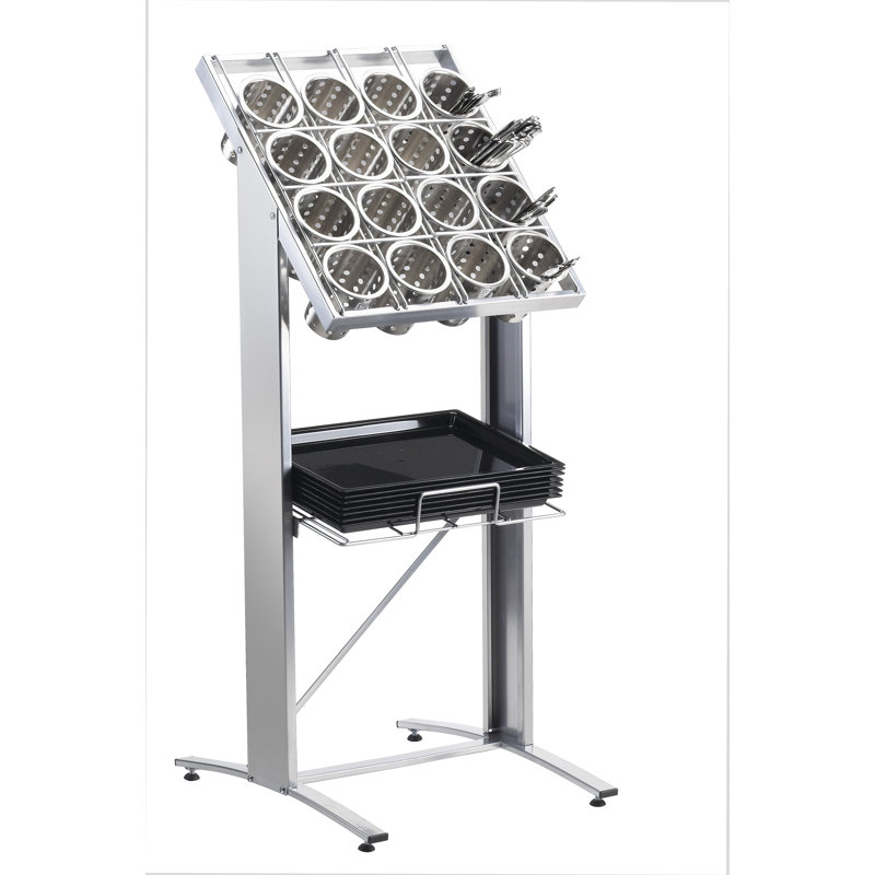 Floor Flatware and Tray Display