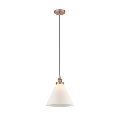 Mini-luminaire suspendu 1 lumière Cone