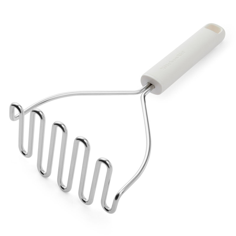 Kitchenaid Stainless Steel Wire Potato Masher, Porcelain