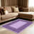 Purple Paisley Border carpet-easy to clean, machine-washable, soft and comfortable; suitable for door mats, kitchens, living rooms, bedrooms, corridors, and laundry areas. Easy to clean, durable carpet for home decoration.-2106611765