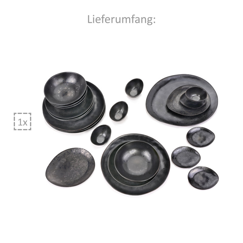 Neuhaus 23 Piece Dinnerware Set, Service for 4