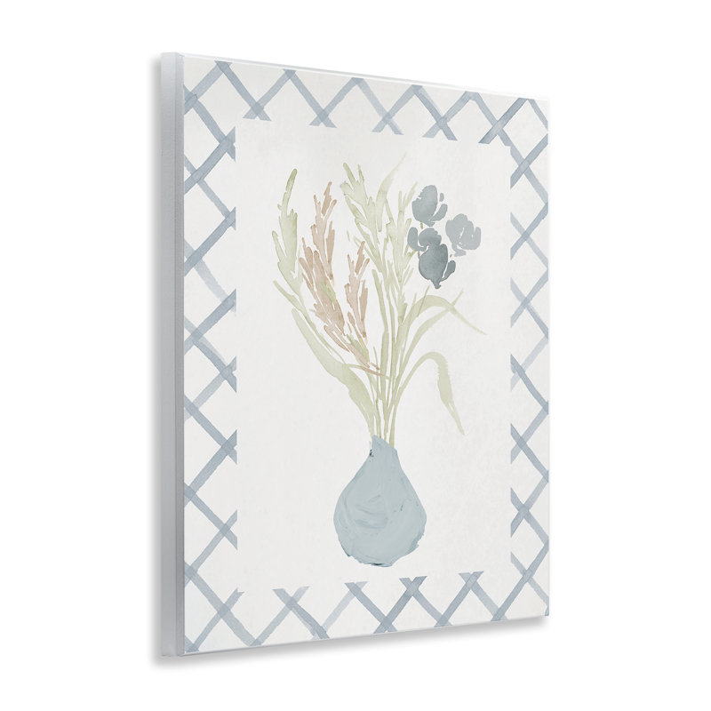 Plaque murale douce bleu Anna Bouquet, design par Elizabeth Medley