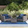 Basden 2 - Person Patio Conversation Sets with Cushions