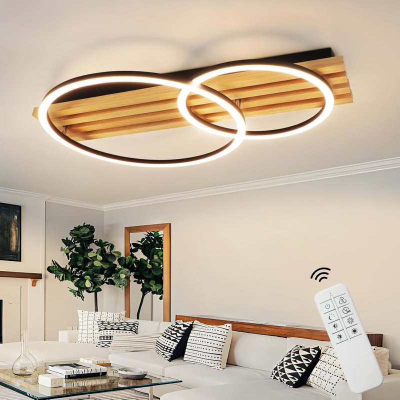 Plastic LED Semi Flush Mount