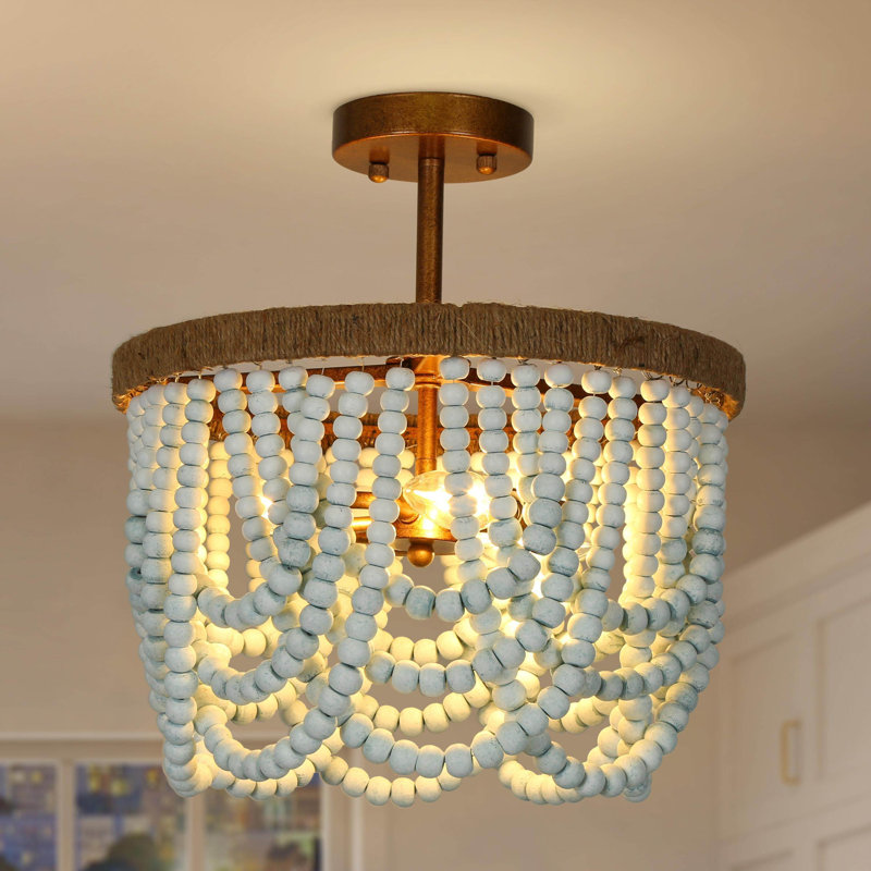 Abriell 3-Light 14.4" Semi Flush Mount