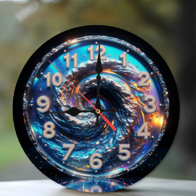 Galactic Swirl Clock