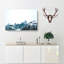 Banff National Park In Canada In Painting - Wrapped Canvas-56659808