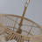 5-light Hand-woven Rattan Chandelier With Basket Design