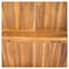 Table de salle à manger d'extérieur en bois d'acacia L 79 po (finition teck)