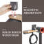Metal 4 Compartments Hair Tool Holder