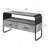 Metal Frame TV Stand With 2 Storage Drawers-113376759